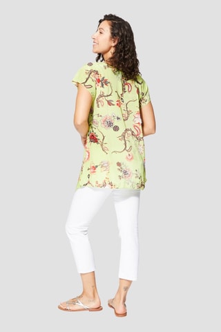 Top - Groen en roze