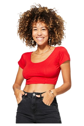 Crop Top - Rood