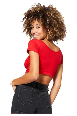 Crop Top - Rood