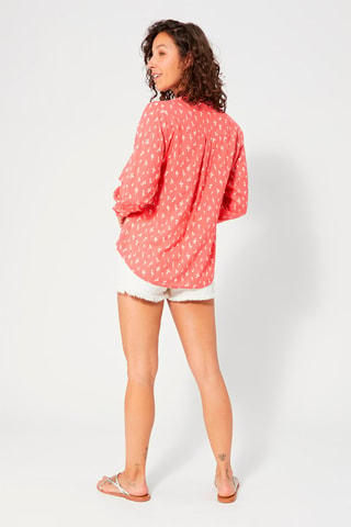 Top - Wit en roze