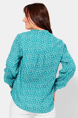 Top - Wit en blauw