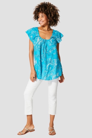 Top - Blauw