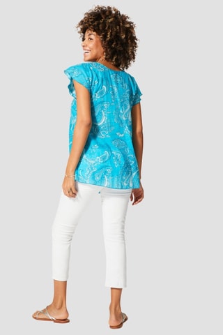 Top - Blauw