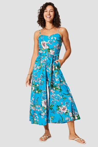 Jumpsuit - Turquoise en groen