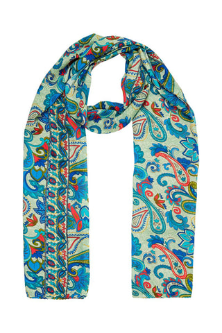 Sjaal - Groen en blauw