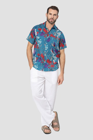 Overhemd Regular Fit - Blauw