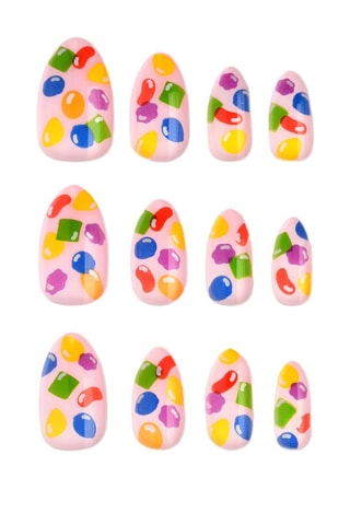 24 faux-ongles Candy Crush™ press on nails