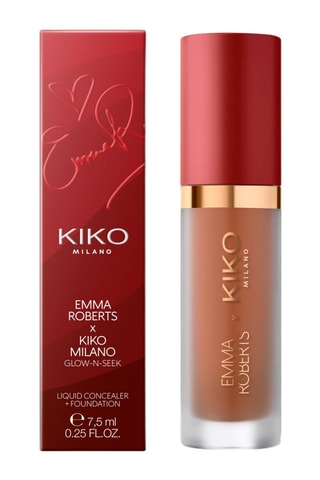 Fond de teint correcteur liquide Glow-N-Seek Emma Roberts x Kiko Milano 05 - 05 Chestnut - 7,5 ml
