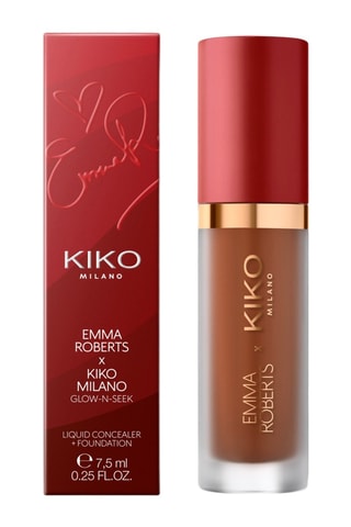 Fond de teint correcteur liquide Glow-N-Seek Emma Roberts x Kiko Milano 06 - 06 Cocoa - 7,5 ml