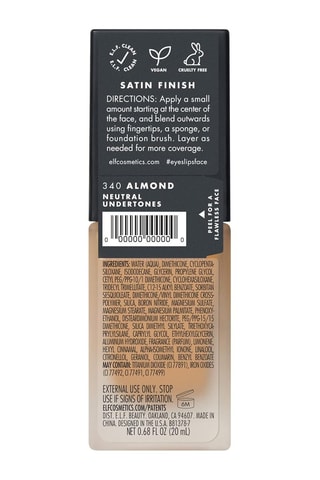 Fond de teint Flawless Satin Foundation - 340 Almond - 20 ml