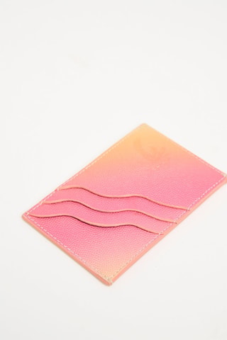 Porte-cartes en cuir - Rose