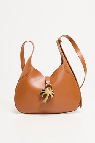 Sac bandoulière en cuir - Marron