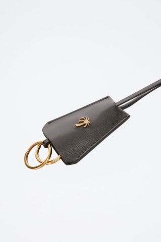 Porte-clés en cuir - Noir