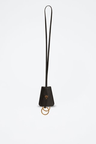 Porte-clés en cuir - Noir