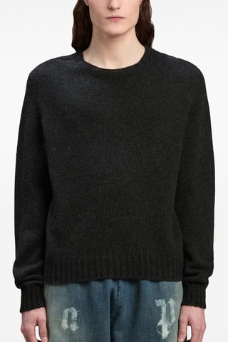 Pull en mérinos et cachemire - Noir
