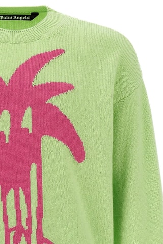 Pull en mérinos et cachemire - Vert
