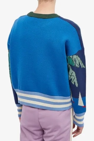 Pull en laine - Bleu marine