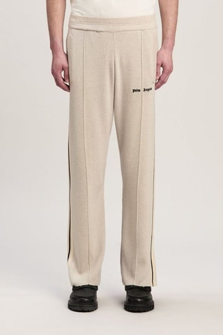 Pantalon en mérinos et cachemire - Beige