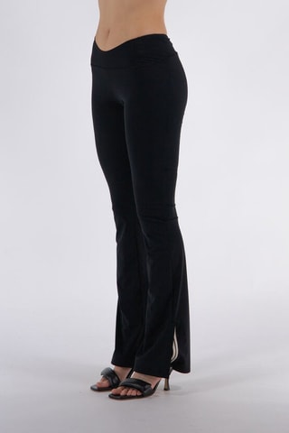 Pantalon flare - Noir et écru