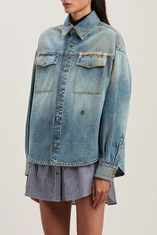 Surchemise en jean - Bleu