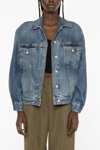 Veste en jean - Bleu cobalt