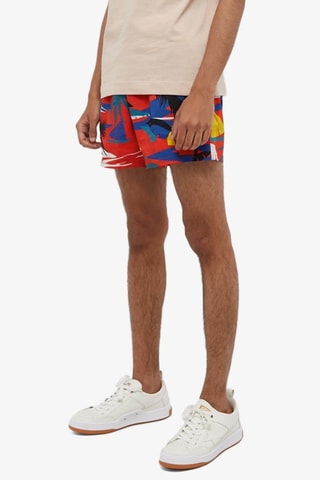Short de bain - Rouge