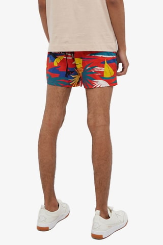 Short de bain - Rouge