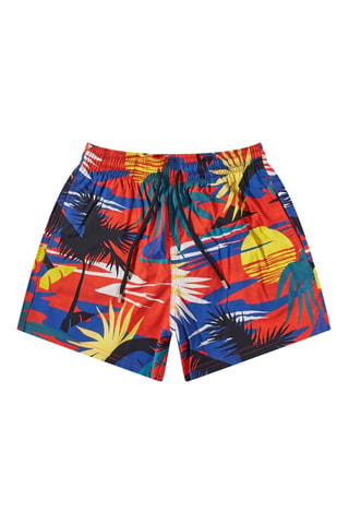 Short de bain - Rouge