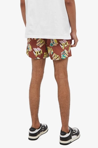 Short de bain - Marron