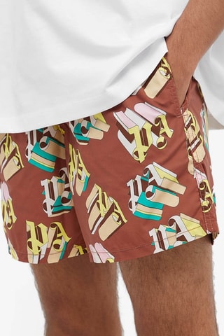 Short de bain - Marron