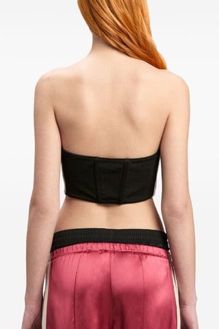Crop top bustier - Noir