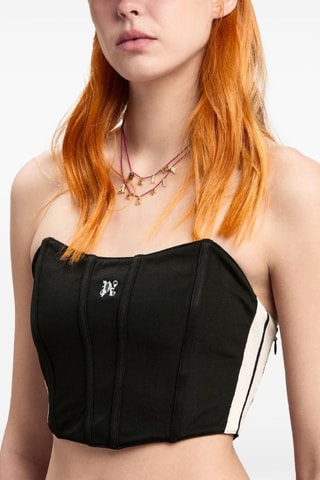 Crop top bustier - Noir