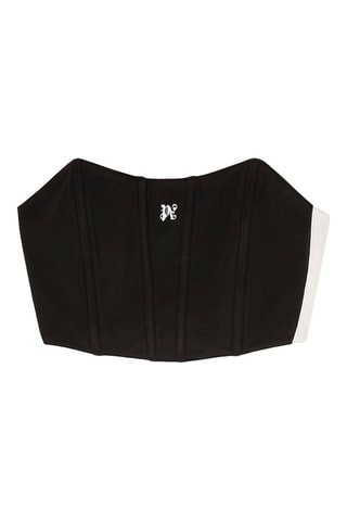 Crop top bustier - Noir