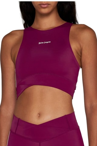 Crop top d’entrainement - Bordeaux