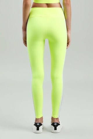 Legging taille haute - Vert fluo et noir