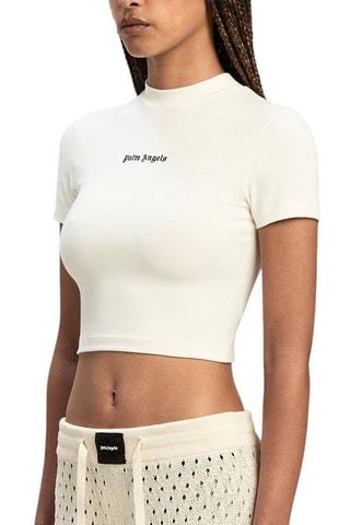 T-shirt cropped - Blanc
