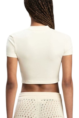 T-shirt cropped - Blanc