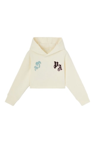 Sweat à capuche en laine - Ecru