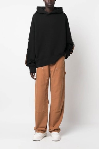 Sweat loose à capuche - Noir