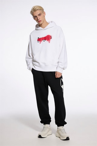 Sweat à capuche - Blanc