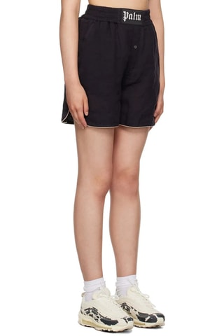 Short en lin - Noir