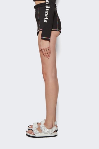 Short de surf taille haute - Noir et blanc