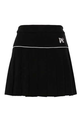 Jupe plissée taille haute - Noir