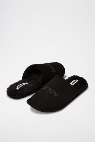 Pantofole in pelle - Nero
