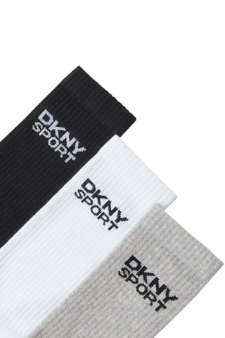3 paia di calze - Grigio, nero e bianco