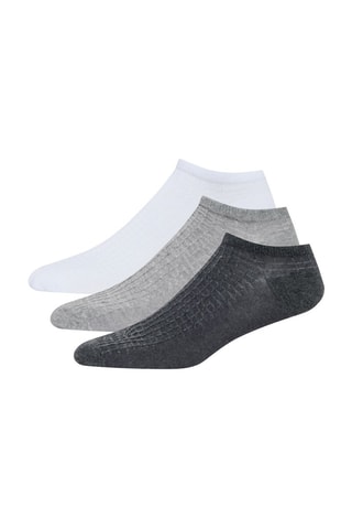 3 paia di calzini - Grigio