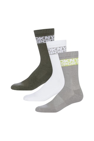 3 paia di calze - Grigio