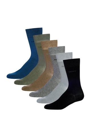 6 paia di calze - Marrone