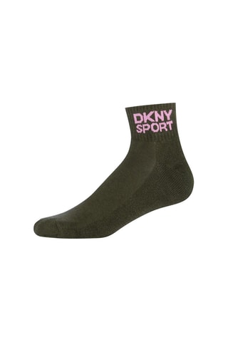 3 paia di calze - Kaki, rosa e verde