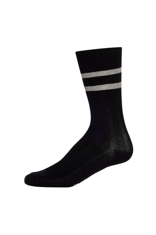 6 paia di calze - Grigio, nero e bianco